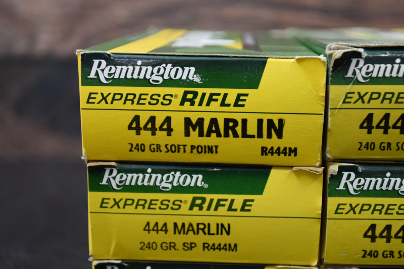 89 Schuss Kugelpatronen Remington Express Kal. .444Marlin Teilmantel – Bild 2