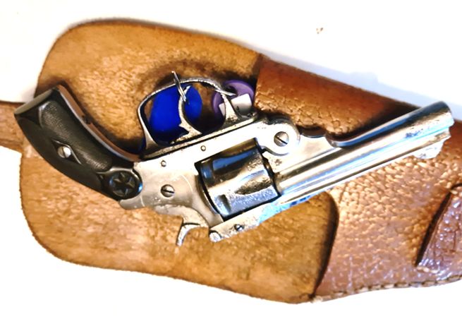 belgischer Revolver S&W Mod. 2 mit Tasche – Bild 1