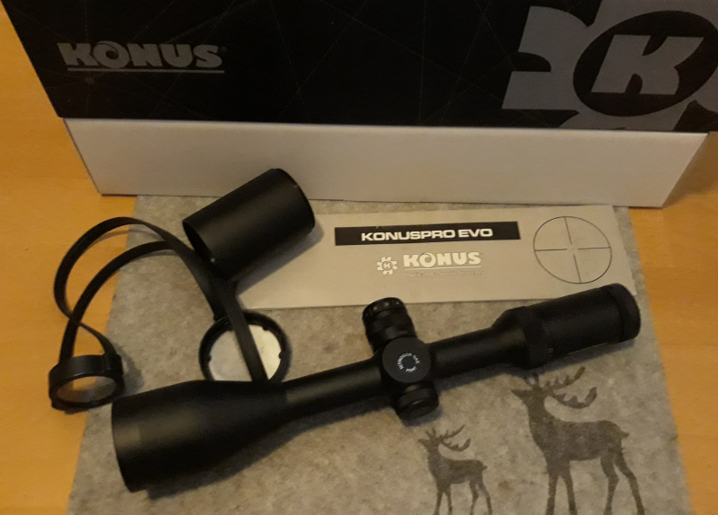 Jagd/Präzisionszielfernrohr Konuspro Evo 3-12-50 (Side Focus) mit Leuchtabsehen zum Verkauf – Bild 3