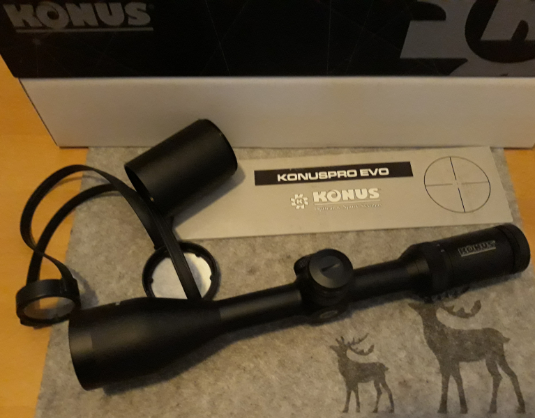 Jagd/Präzisionszielfernrohr Konuspro Evo 3-12-50 (Side Focus) mit Leuchtabsehen zum Verkauf – Bild 2
