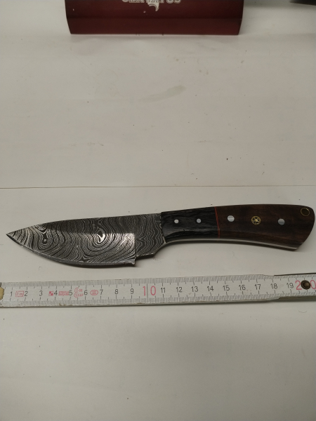 Damast Jagdmesser m. Ledersch....Konvolut – Bild 4
