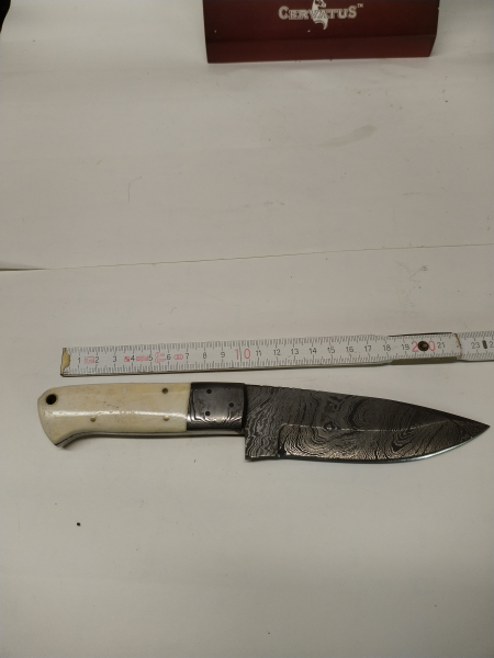 Damast Jagdmesser m. Ledersch....Konvolut – Bild 6