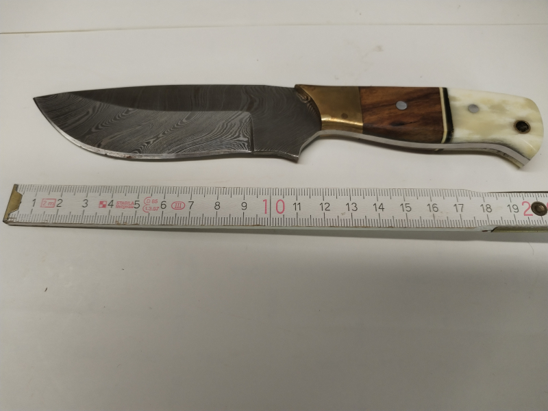 Damast Jagdmesser m. Ledersch....Konvolut – Bild 5