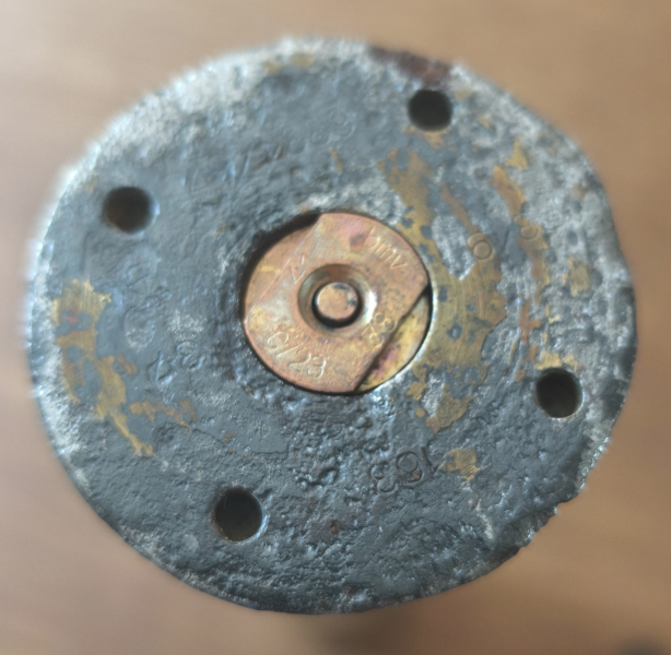 Messinghülse 3,7cm PAK mit Stahlboden und Zünder C 23 – Bild 3
