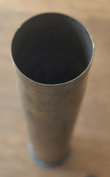 Messinghülse 3,7cm PAK mit Stahlboden und Zünder C 23 – Bild 2