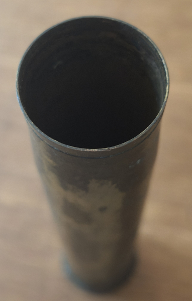 Stahlhülse vermessingt 3,7cm PAK und Zünder C 23 – Bild 3