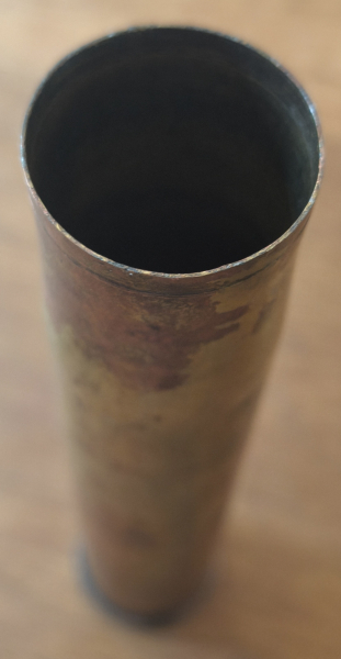 Stahlhülse vermessingt 3,7cm PAK und Zünder C 23 – 3. kép