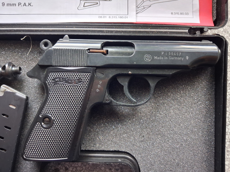 Walther PP cal. 9mm P.A.K. Knall – Bild 3