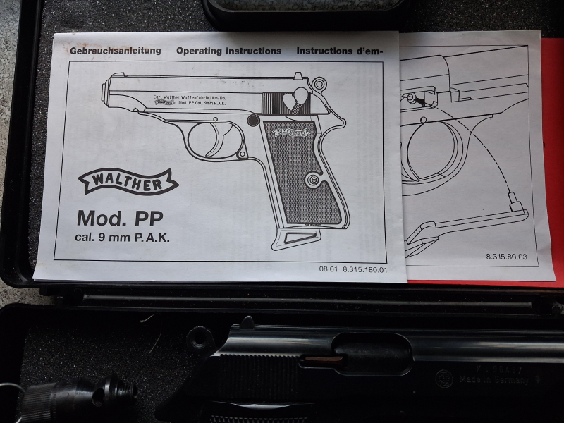 Walther PP cal. 9mm P.A.K. Knall – Bild 6