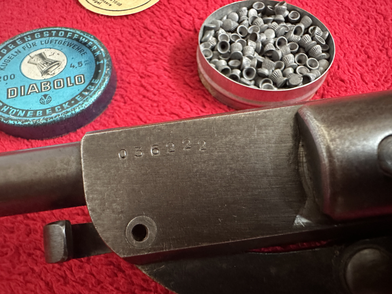 ===>Achtung Sammlerstück!Hänel Suhl Mod.303 Super- Cal.4.5 mm-Made in GDR selten so sehr präzise ! ! – Bild 5