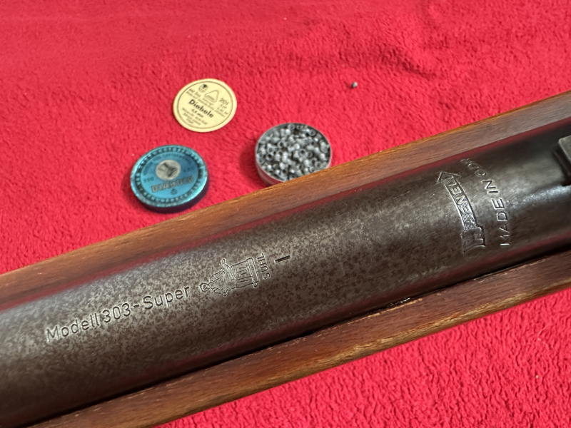 ===>Achtung Sammlerstück!Hänel Suhl Mod.303 Super- Cal.4.5 mm-Made in GDR selten so sehr präzise ! ! – Bild 4