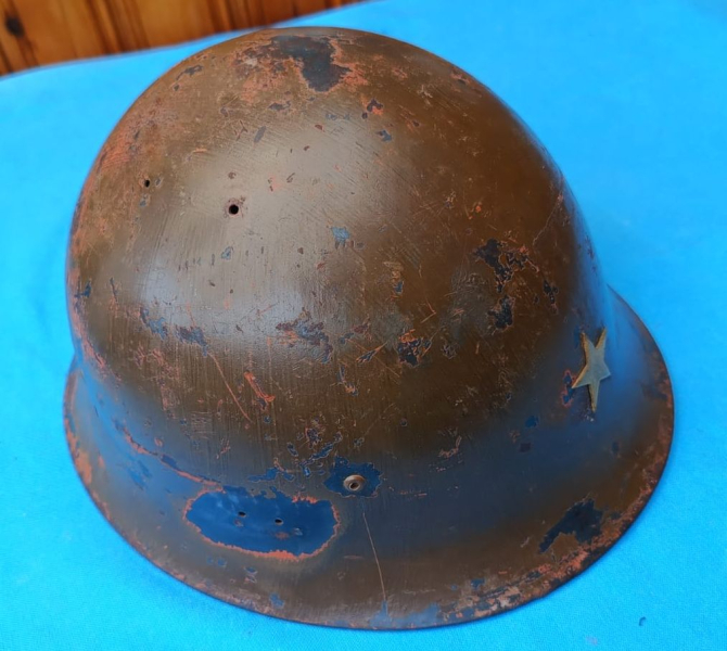 Original japanischer Stahlhelm WK II sehr selten – Bild 3