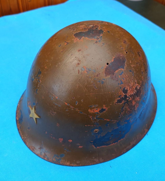 Original japanischer Stahlhelm WK II sehr selten – Bild 2