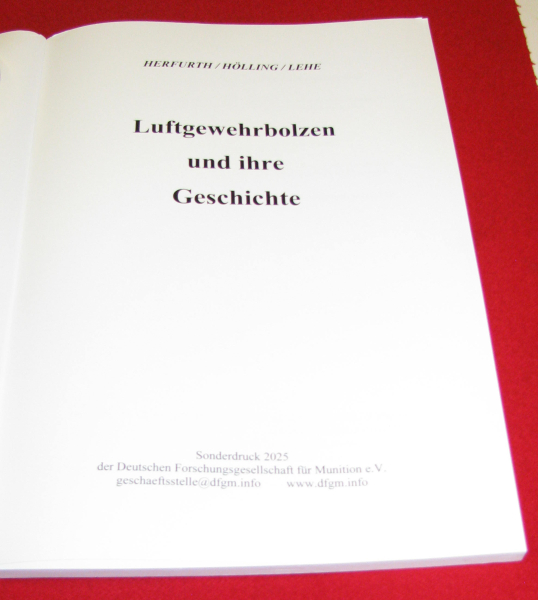 Luftgewehrbolzen und ihre Geschichte, von HERFURTH - HÖLLING - LEHE – Bild 2