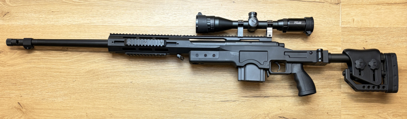 BB-Luftgewehr TMH Kal. 6mm BB MB-4411 UP inkl. Zielfernrohr und Zweibein ++ TOP ZUSTAND ++ – billede 4
