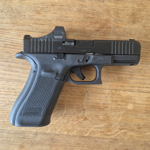 Glock 45 MOS Gen5 9mm Holosun SCS und Holster – Bild 2