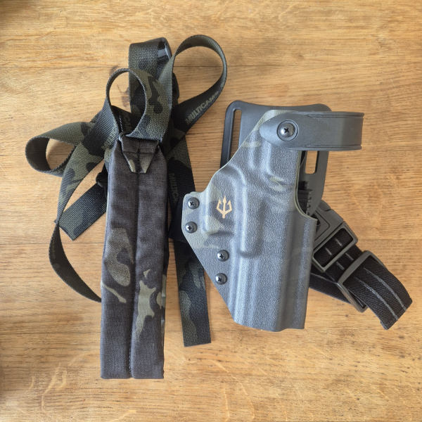 Glock 45 MOS Gen5 9mm Holosun SCS und Holster – Bild 6
