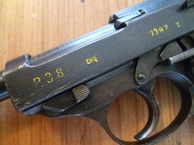 Pistole P. 38 cyq Spreewerke 9mm Luger – Bild 3