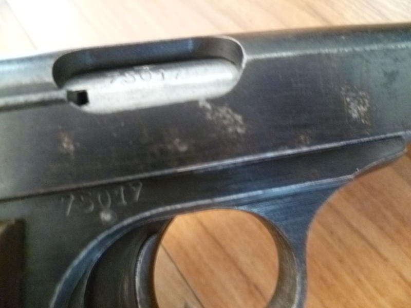 Pistole FN 1910/22 7,65mm Browning WaA 140 – Bild 4