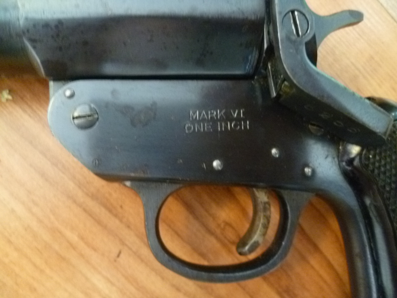 Signalpistole / Leuchtpistole Harrington & Richardson Mark VI Kal. 4 – Bild 2