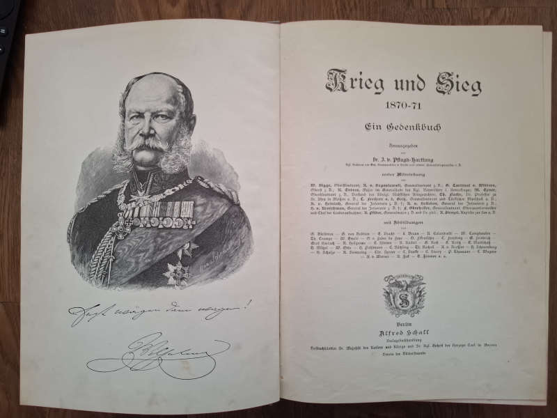 Krieg und Sieg 1870-71 – Ein Gedenkbuch (J. v. Pflugk-Harttung) – Berlin, Alfred Schall – slika 2