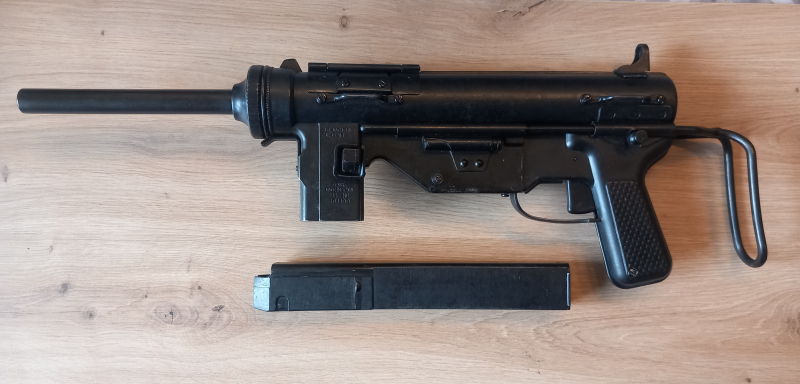 DENIX, REPLIKA, US MPi Grease Gun M3A1, Fettpresse, Deko, US Army, WK2 – Bild 4