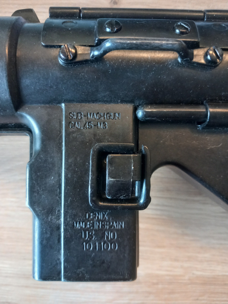 DENIX, REPLIKA, US MPi Grease Gun M3A1, Fettpresse, Deko, US Army, WK2 – Bild 2