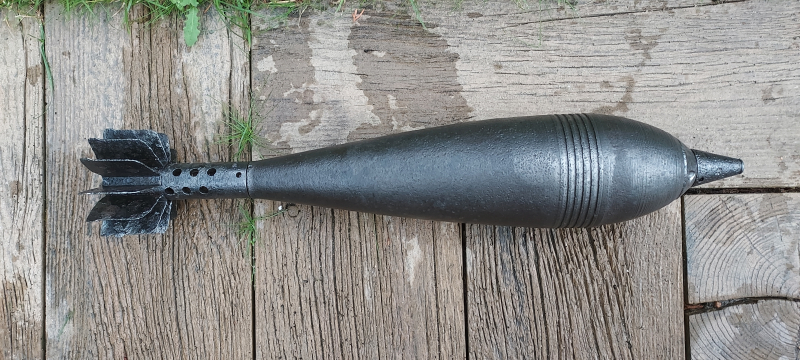 DEKO Russische 120 mm Wurfgranate 1944 - ORIGINAL WW 2 – Bild 2