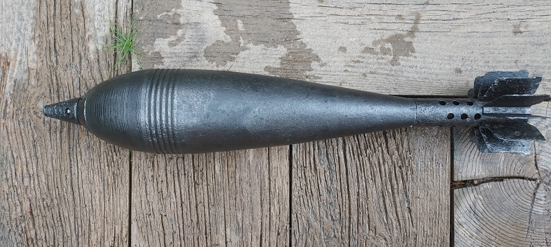 DEKO Russische 120 mm Wurfgranate 1944 - ORIGINAL WW 2 – Bild 3