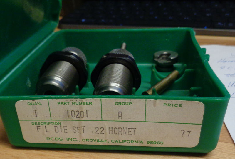 RCBS FL DIE SET .22 HORNET – εικόνα 3