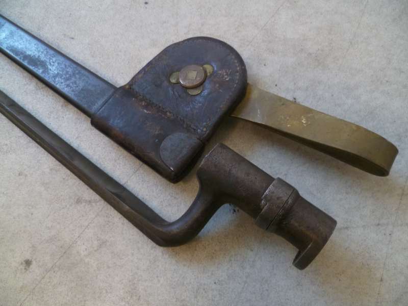 US Springfield M1873 Trapdoor Bajonett Originalstück – Bild 3