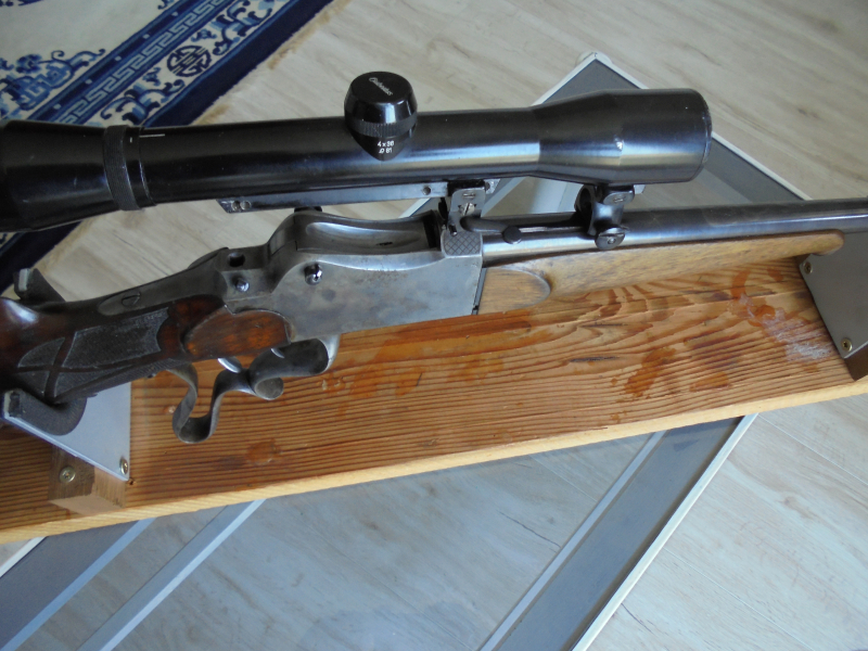 Seltenes Pachmayr .22 Martini Blockverschluss Gewhr – Bild 5