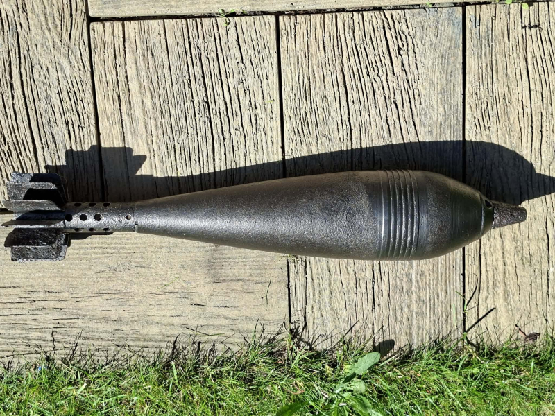 DEKO Russische 120 mm Wurfgranate 1944 - ORIGINAL WW 2 – Bild 4