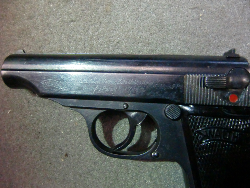 WALTHER PP Zella Mehlis 7,65Br ziv. Beschuß mit Holster irre präzise – Bild 3
