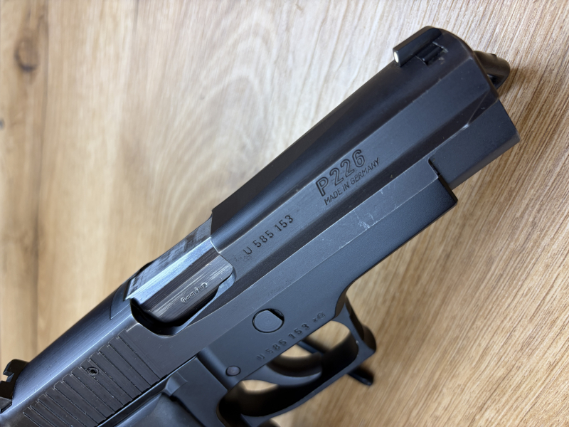 Pistole Sig Sauer P226 Kal. 9mmLuger LL 4"++Sehr guter Zustand++Waffen Haider++ – Bild 4