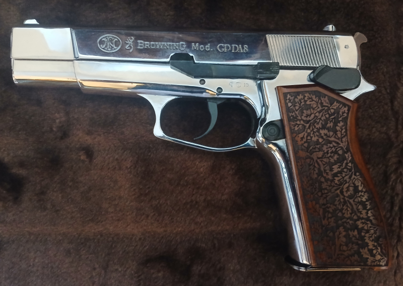 Browning gpda8 Chrom mit Metalmagazin – immagine 2