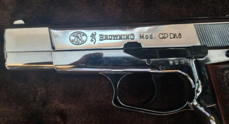 Browning gpda8 Chrom mit Metalmagazin – immagine 3