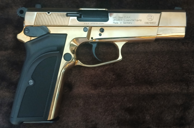 Browning gpda 9 Gold mit zwei Metalmagazinen – immagine 2