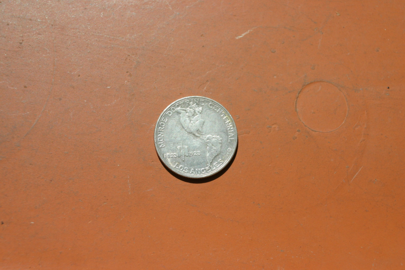Silbermünze US Half $ Gedenkmünze Monroe + Adams v. 1923 – Bild 2