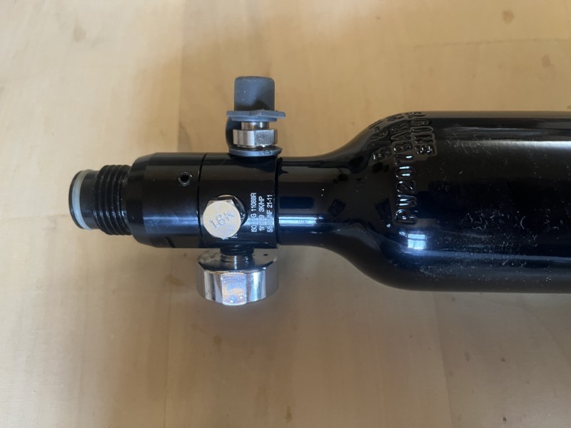 HPA / Pressluft-Komplettset für Umarex T4E (HDR50, HDP50, HDX68 etc.) Komplett UNBENUTZT & NEUWERTIG – obrázek 6