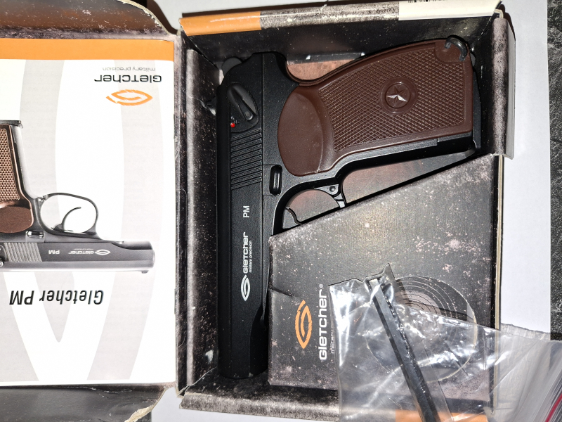 Gletcher Makarov PM Air Gun CO2 Ganzmetall – Bild 2