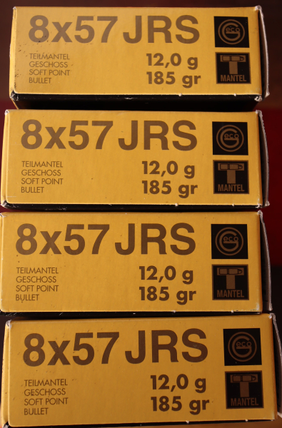GEGO 8x57IRS 12,0g/185gr Teilmantel SOFT POINT 74 Patronen – Bild 2