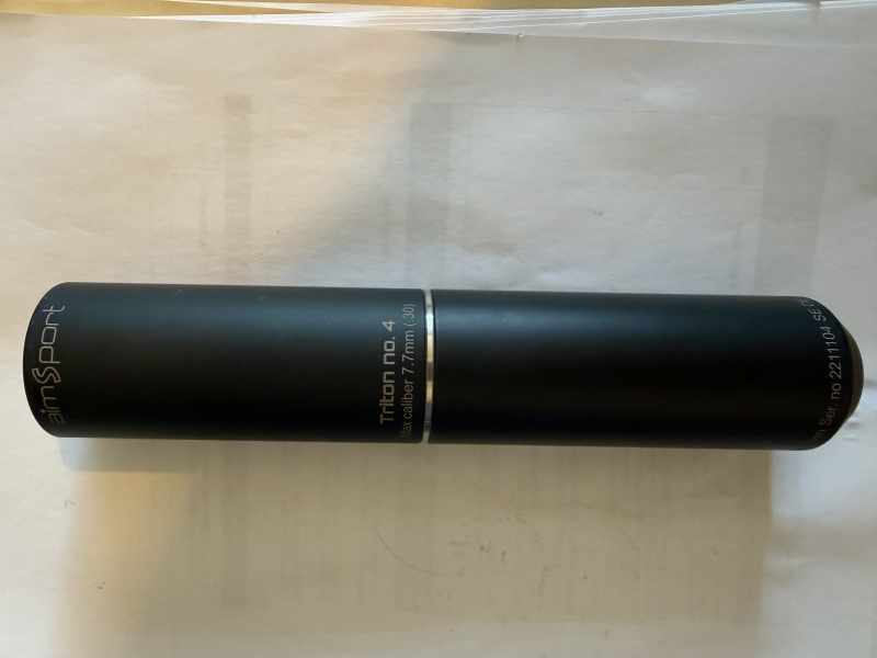 AimSport Schalldämpfer Triton 4 .30 Gewinde 5/8x24 + Adapter M15 – Bild 2