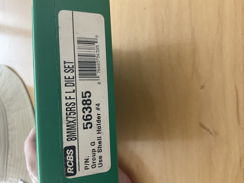 RCBS Matrizensatz 8x75RS – billede 2