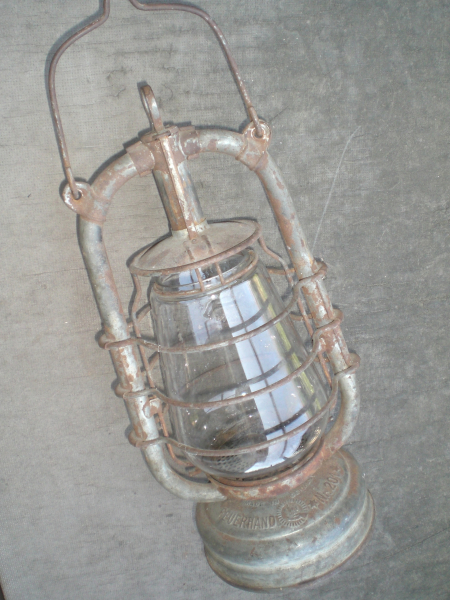 Feuerhand große Petroleumlampe - Bunkerleuchte 1. Weltkrieg – Bild 3