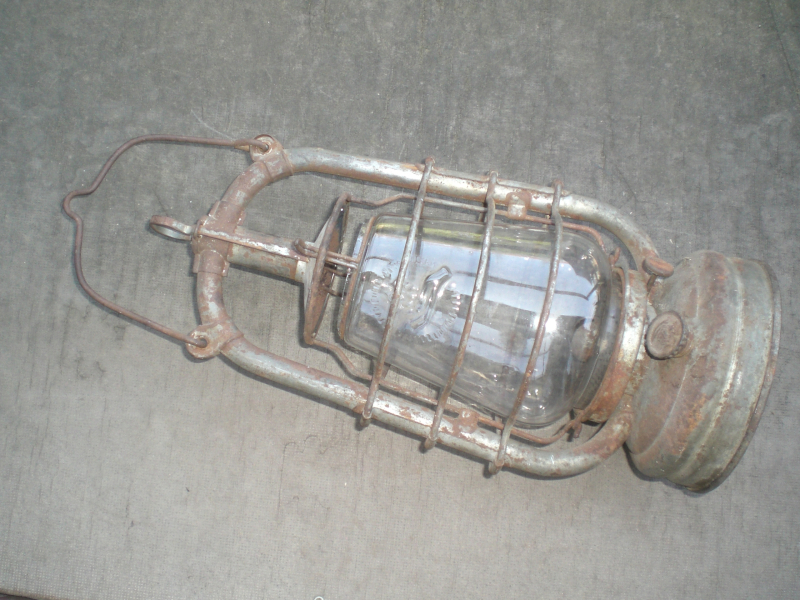 Feuerhand große Petroleumlampe - Bunkerleuchte 1. Weltkrieg – Bild 2