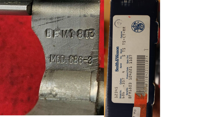 Smith & Wesson Mod. 686-3 - S&W 686-3 Kaliber .357 Magnum Stainless – Bild 6