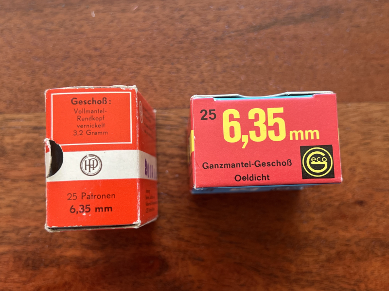 Munition Pistole 6,35mm - Insgesamt 320 Schuss (Geco 292 / Hirtenberg 28) – Bild 4