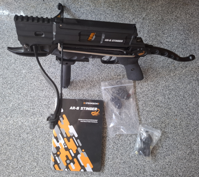 Steambow AR-6 Stinger V1 Repetierarmbrust – Sehr guter Zustand + Zubehör – Bild 2