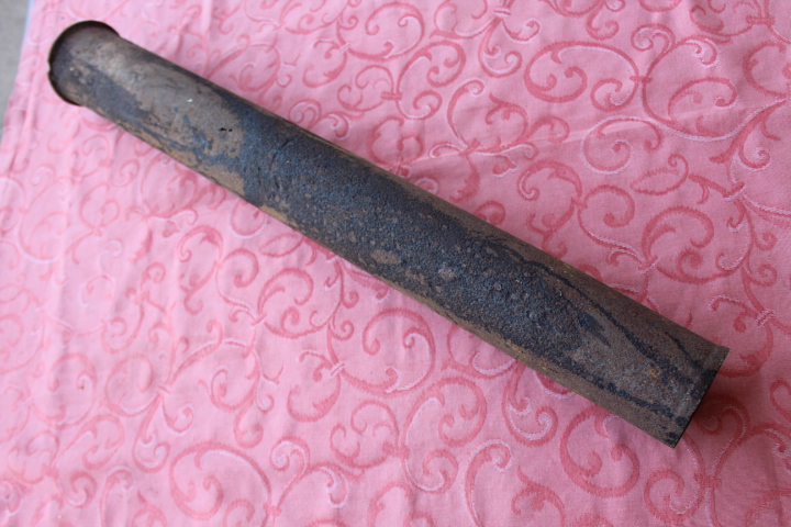 Wehrmacht Kartusche zur 7,5cm Pak 40. Solides Restaurationsstück – Bild 1